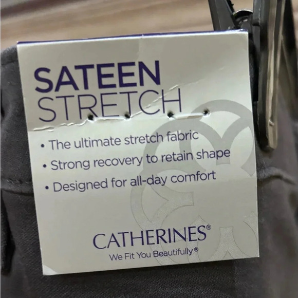 NWT Catherine’s Sateen Stretch Pants Size 26W - Picture 3 of 4